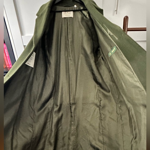 Wilfred -The Only Wool Cashmere Coat- Olive Green - Picture 6 of 10
